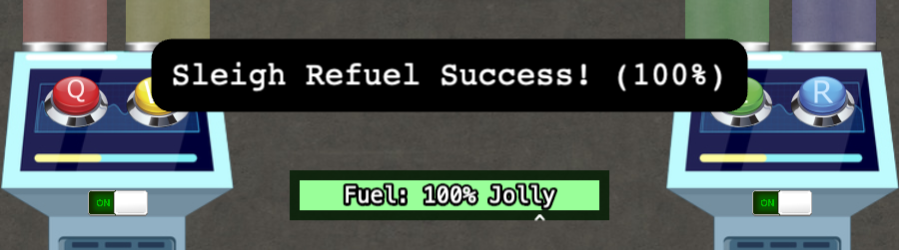 Sleigh refuel success